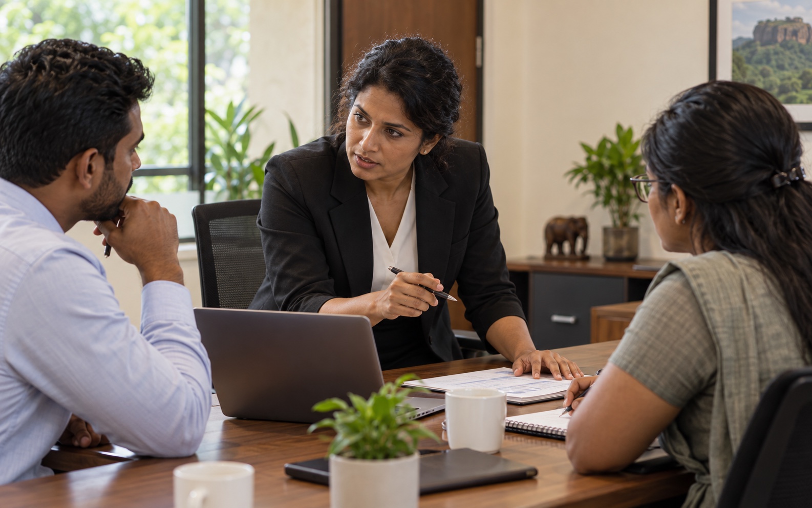 Leadership coaching conversation